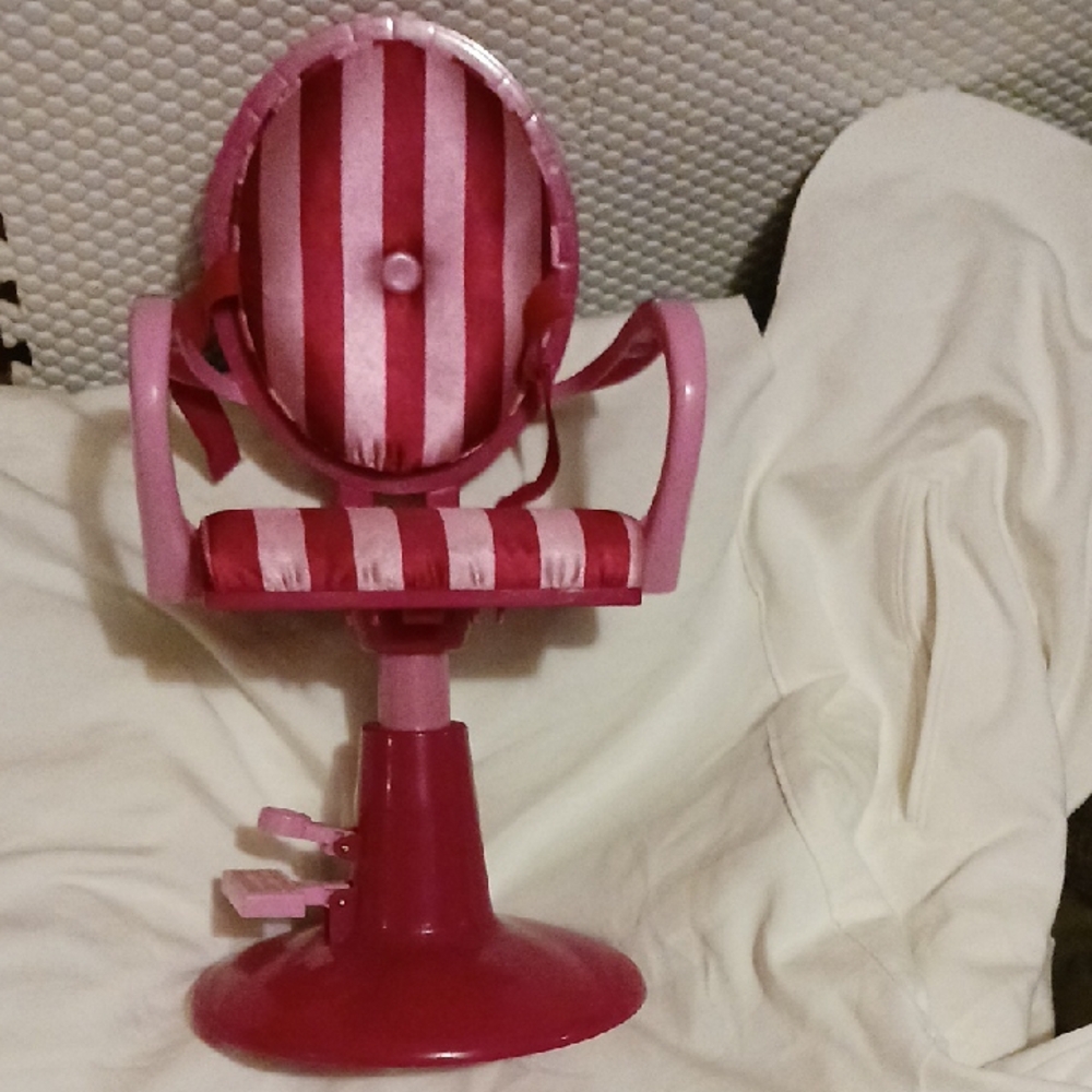 Pretend Play Hair Salon Toy for Girls, Click N' Play Doll Salon adjustable Chair